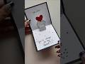 DIY Pop Up LOVE CARD For Valentine In Minutes