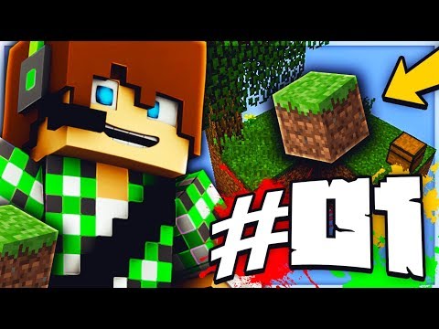 JUST ME AND A BLOCK OF EARTH - Minecraft SkyBlock 1.13 #1