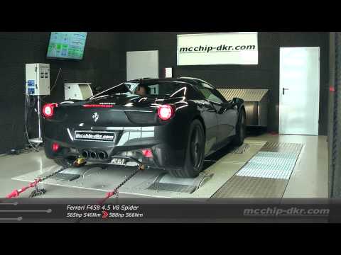 mcchip-dkr Leistungssteigerung / Chiptuning Ferrari F458 4.5 V8 Spider