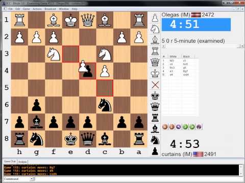 5 minute chess #212: IM Oleg Krivonosov vs IM Greg Shahade - English Opening