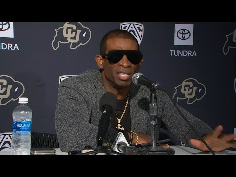 Postgame Interview: Deion Sanders on Colorado's first loss and Dan Lanning's comments