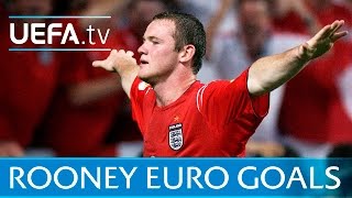 Wayne Rooney: Watch all of his EURO goals for England