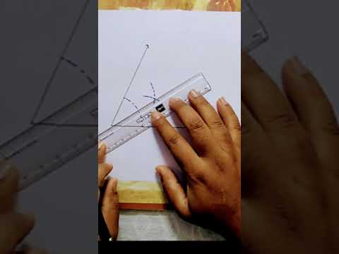 How to make angle bisector