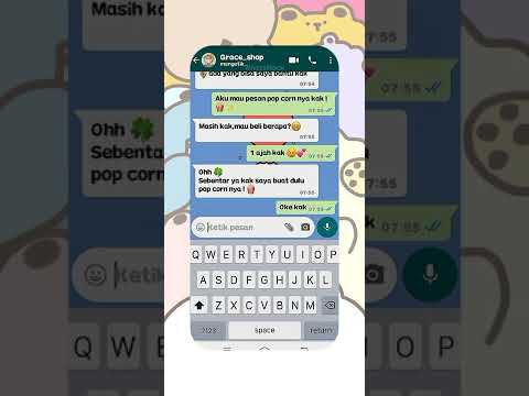 Pov :: Beli pop corn || whatsmock prank chat