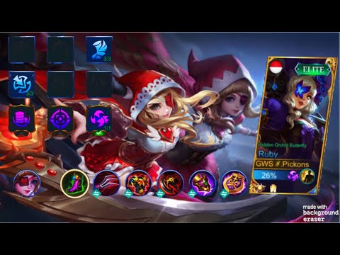 How To Play Ruby Assassin | Set Emblem And Build Ruby | Ruby Best Build 2021 - MLBB