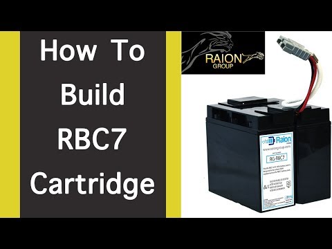 How To Build A RBC7 Plus Replacement Cartridge For APC Smart Backup UPS System