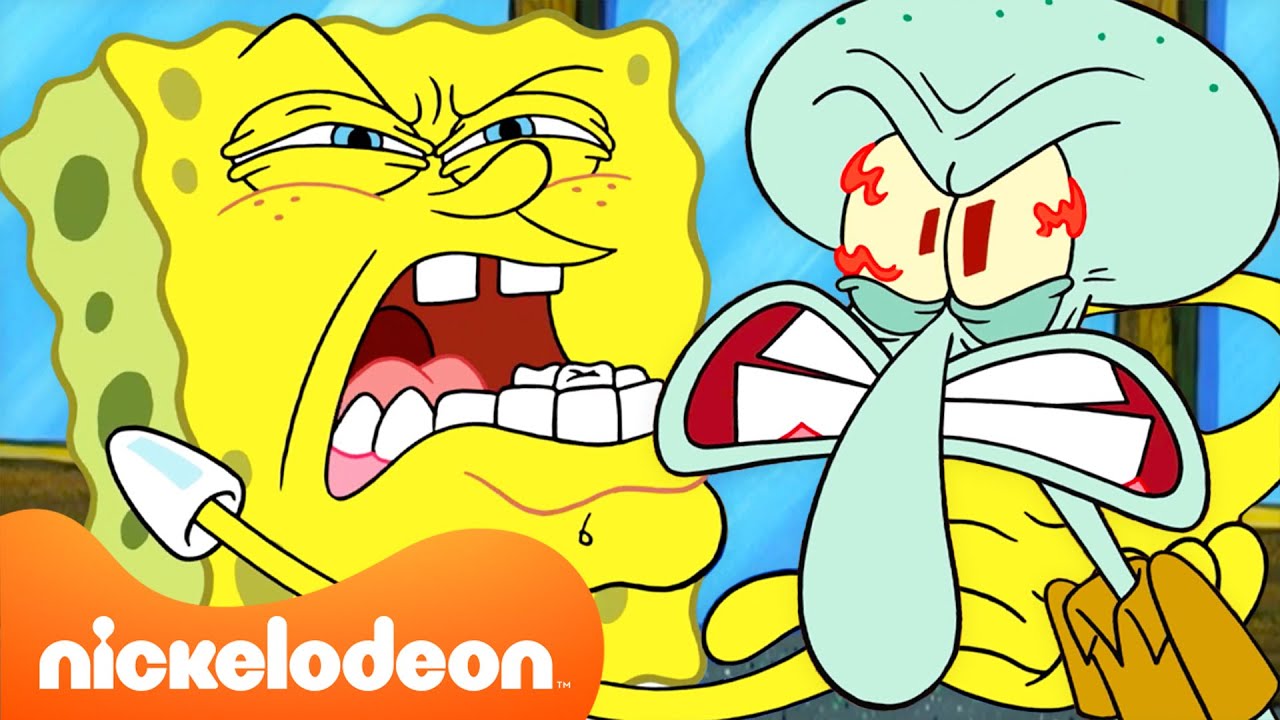 سبونج بوب يتشاجر مع أصدقائه لمدة ٦٠ دقيقة 👊 | @SpongeBobOfficial | سبونج بوب | Nickelodeon Arab