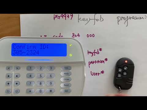 enroll DSC NEO PG 9939 keyfob