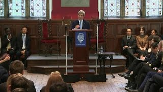 Secretary Kerry Speaks to the Oxford Union About Climate Change