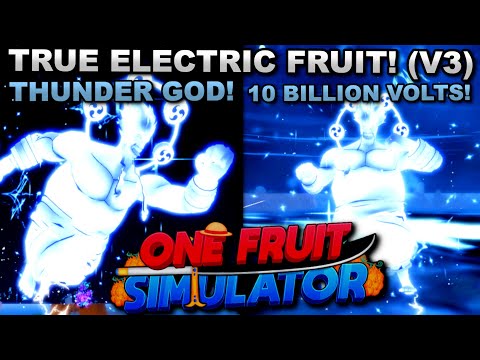 Becoming Thunder God Enel (True Electric Fruit) In Roblox One Fruit... Here's What Happened!