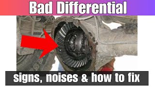 How to tell if a car differential is bad |Noises & Signs of a bad differential car