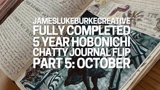 5 Year Hobonichi | COMPLETED JOURNAL FLIP Full Flip + Chat Part 5