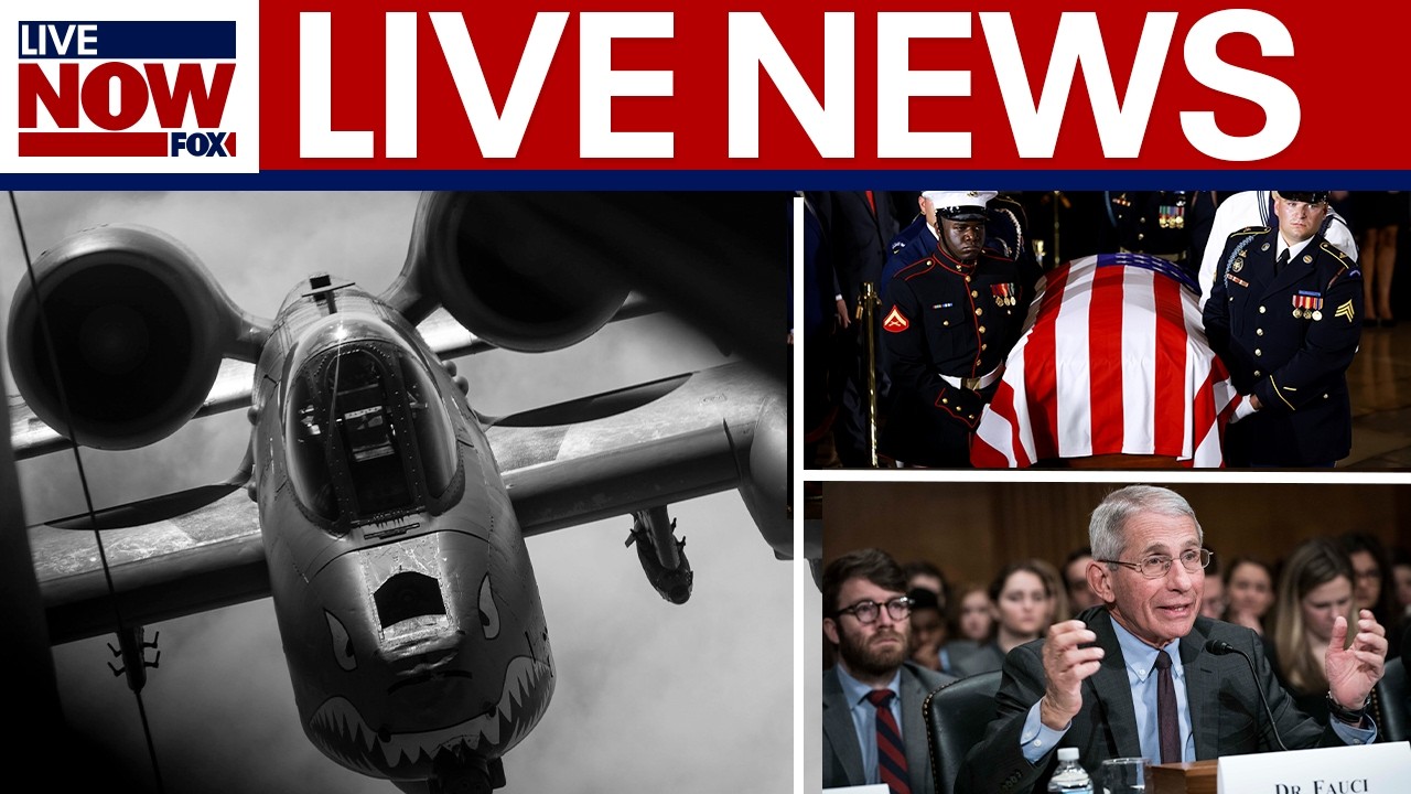 LIVE: US intercepts Iranian strikes, Lindsey Graham funeral in SC, Fauci testifies on diary & more