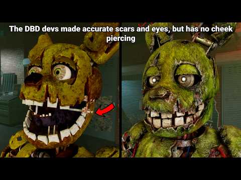 FNAF Dead By Daylight Springtrap VS FNAF 3 Springtrap Comparison