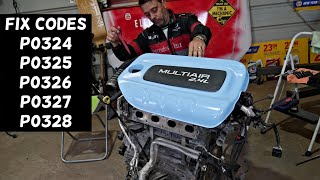 FIX Code P0324, P0325, P0326, P0327, P0328 Engine Light Ram Promaster City, Fiat 500X, Fiat Toro