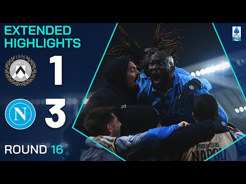 MAXI SINTESI UDINESE-NAPOLI 1-3 | EXTENDED HIGHLIGHTS | SERIE A ENILIVE 2024/25