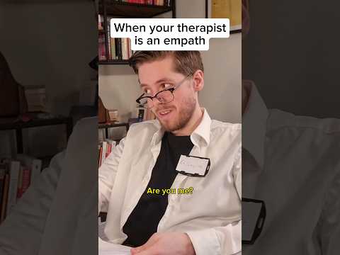 When your therapist is an empath #shorts #comedy #funny #jokes
