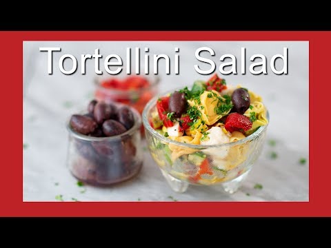 Cheese Tortellini Salad Recipe  | Tuscan Tortellini Salad 🥙