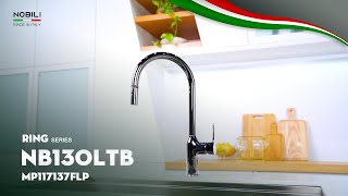 VÒI RỬA BÁT DÂY RÚT NOBILI RING NB130LTB video 1