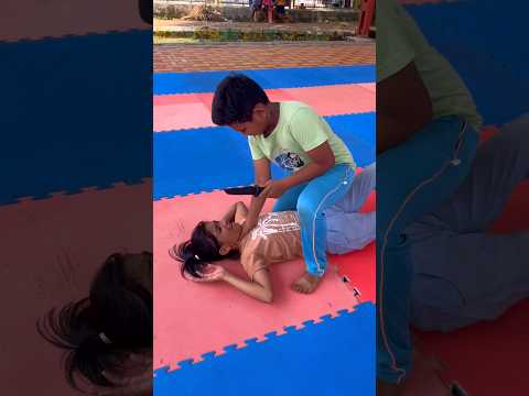 Knife Defense From The Ground: Real-World Safety Tactics! 💥 #SelfDefenseForKids  #SafetyTips