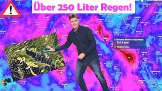 ⛈️ Das warme Mittelmeer dreht durch: Unwetter mit 250 mm Regen – und bei uns nah