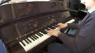 Piano droit Gaveau 112 acajou