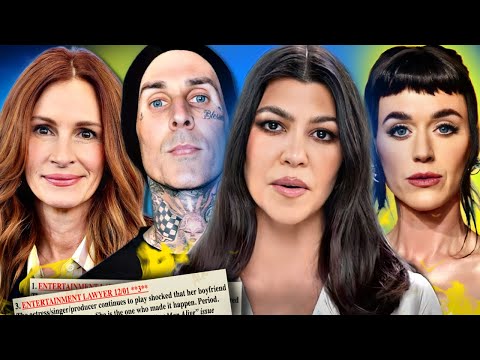 KOURTNEY KARDASHIAN CHEATED ON by TRAVIS BARKER, JULIA ROBERT'S MESSY DIVORCE, KATY PERRY EXPOSED