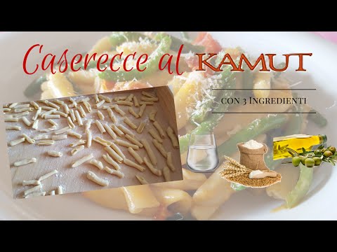 Come si fa la Pasta Casereccia al Kamut con 3 Ingredienti