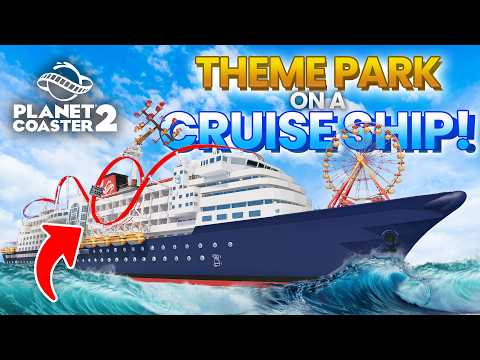 Building The Craziest FLOATING Theme Park on a SHIP in Planet Coaster 2