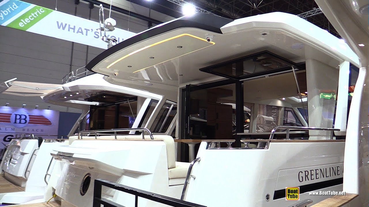 Greenline 48 Coupe Hybrid Yacht - Walkaround - 2019 Boot Dusseldorf