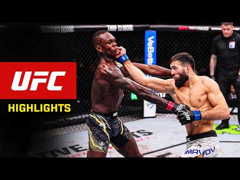 UFC Fight Night Adesanya vs. Imavov Results: Nassourdine Imavov Finishes Israel Adesanya