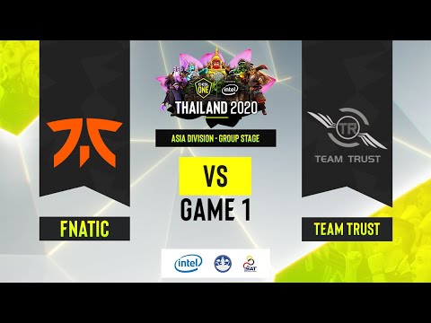 Fnatic vs Team Trust Game 1 | ESL One Thailand 2020 - Asia Division