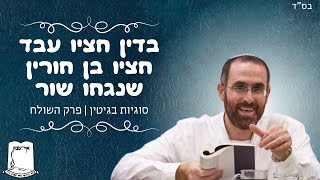 הרב יצחק דעי | בדין חציו עבד חציו בן חורין שנגחו שור | סוגיות בגיטין | פרק השולח (ישיבת אור עציון) - התמונה מוצגת ישירות מתוך אתר האינטרנט יוטיוב. זכויות היוצרים בתמונה שייכות ליוצרה. קישור קרדיט למקור התוכן נמצא בתוך דף הסרטון
