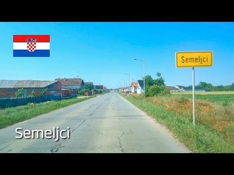Driving in Croatia - Semeljci | Slavonia Road Trip (June 4, 2023)