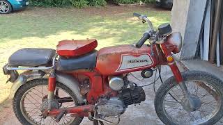 Honda S110 Benly 1974, help needed with identification