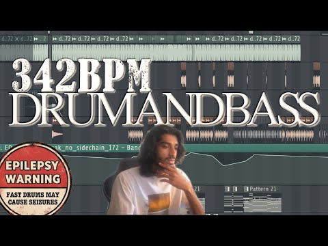 making insane drum and bass at 342 bpm