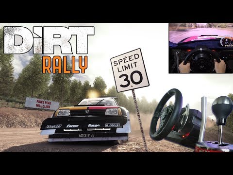 Dirt Rally - Pikes Peak Sector 1 - Dashview - Peugeot 205 T16 - Assists Off - Manual Sq