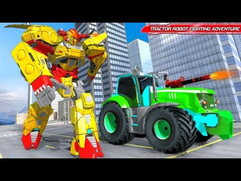 Horse Robot Tractor Robot Car Game