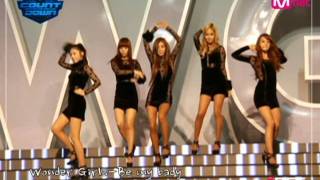 원더걸스Wonder girls Fancam G N O BemybabyRT Mcountdown Ep12 #3