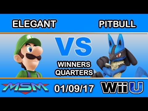 MSM 80 - eM | Elegant (Luigi) Vs. Pitbull (Lucario) Winners Quarters - Smash Wii U