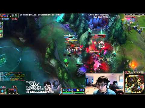 Doublelift - Kalista pentakill in Ranked 5s - League of Legends