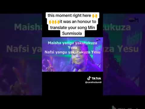 Sunmisola Agbebi  in kenya sings Swahili B'ola 2024 #maishayanguyakutukuzayesu #trending #new #2024