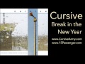 Cursive - Break in the New Year
