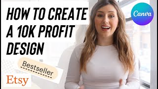 How to Design a Best-Seller T-shirt on Etsy Canva Tutorial | Part 2 of Start A T-shirt Business