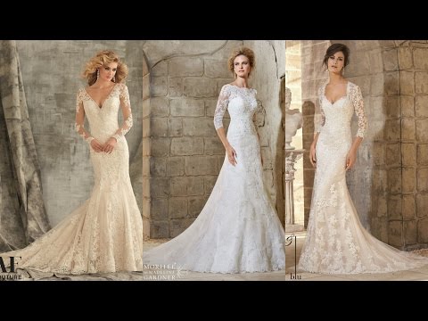 18 Gorgeous Long Sleeves Wedding Gowns for Fall and...