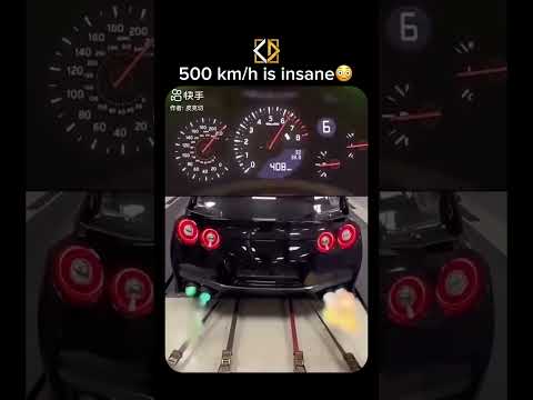 2500HP Godzilla GTR reached 500km/hr