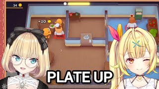 炸廚房遊戲卻越玩越療癒!!/PLATE UP!【Hololive/ホロライブ/赤井はあと/はあちゃま/星川サラ/赤井心/星川莎拉】