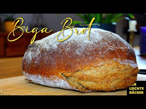 Brot mit Biga und 52 Stunden Teigruhe!