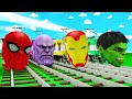 Flatbed Trailer Tractor Truck Log Bridge Car Recovery Rails Train BeamNG Drive 961