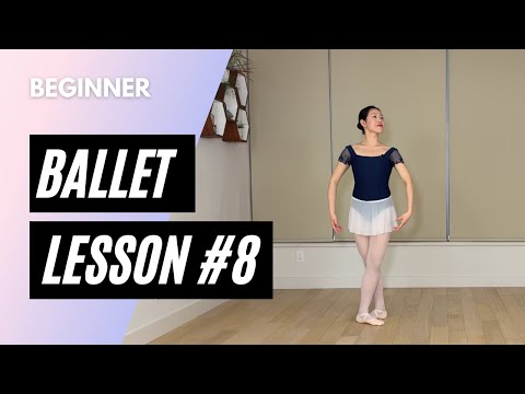 Beginner Ballet Class 8 || Online Ballet Lesson